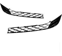 2PCs Pare-chocs avant Couverture de calandre inférieure Type-R Style pour Honda Civic 2019-2020