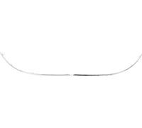 2pcs pare-chocs avant inférieur chromé bandes de garniture 204 885 0821 échange pour Benz C -classe W204 standard avant facelift 2008 à 2010
