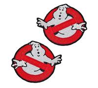 2pcs Patch Drapeau Compatible Avec Ghostbusters Tactiques Broderie Dans Patch, Appliques Anneaux Crochets Militaire Drôle Drapeau Patch Pour Vêtements,Vestes,Gilets,Sacs,Sac À Dos