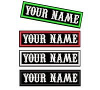 2PCS patch personnalisé, écusson nominatif, étiquette nominative, écusson brodé, écusson rocker, brodé rocker Rider Moto patch tactique gilet veste patches uniforme application Hook ou Iron