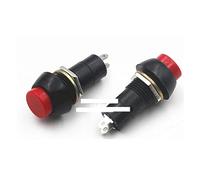 2PCS PB-305A/B push button switch self-locking/non-locking round 12mm3A250V push button switch PBS-11A/PBS-11B NWPNLXEA(5,PBS-11A)