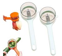 2pcs Peeler With Container,Double-Sided Stainless Steel Multi-Function Peeler,Fruit And Vegetable Peeler With Storage Box For Home Kitchen,Anti-Slip Handle Design,Fast Peeling (Green)