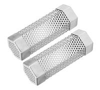 2pcs Pellet Smoker Tube, BBQ Grill Fumoker Cold Smoker pour barbecue en bois en acier inoxydable tube à granulés (Hexagonal)