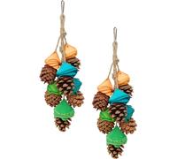 2Pcs Perroquet Oiseau Epis de maïs naturels Jouets à mâcher Pour petits et moyens aras, gris d'Afrique, cacatoès, perroquets d'Amazonie, perruches