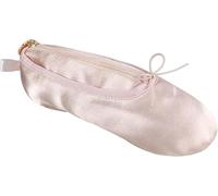 2Pcs Personalized Ballet Shoe Makeup Bag, Portable Cosmetic Travel Bag, Lipstick Organizer Zipper Pouch, Unique Dance-Themed Gift for Dancers and Dance Lovers White Professional process