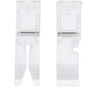 2PCS -Pied presseur de rechange pour machine à coudre Sänger 2250 2259 8280 3221 3223 droite milieu transparent pied de 10 mm de largeur