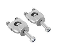 2pcs Pince Support Riser, Keenso 7/8 "22 mm Pince Support de Fixation de Guidon de Moto Support de pour Moto Dirt Bike VTT Serrage Universel