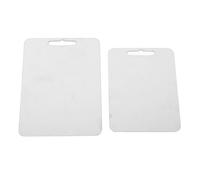 2pcs planches à découper en acier inoxydable pour cuisine, planche à découper, carton de coupe de qualité alimentaire idéale pour la coupe de viande légumes de fruits, facile à