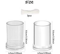 2pcs Plastic Candle Mold,Reverse Candle Mold Set With Wick Center Set,Handmade Diy Scented Candle Moulds,Candle Molds (2pcs).[W455]