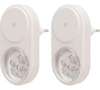 2Pcs Plug In Night Light LED RGB Warm White Mode 55 Luminous Flux Cute Nursery Light for Bedroom (Veilleuse pour chambre à coucher)