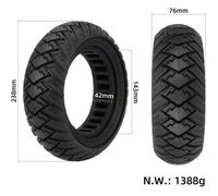 2PCS=Pneu 10x3/255x80(80/65-6) Pneu Scooter électrique 10"" Pneu de Rechange Avant ou Arrière