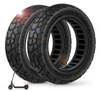 2PCS Pneu Plein Trotinette Electrique 8.5 Pouces Compatible avec Xiaomi M365 / M365 Pro / 1S / Pro 2/3 / 3 Lite/Essential, 8 1/2 x2 Roue Pleine Remplacement pour Scooter (Blanc)