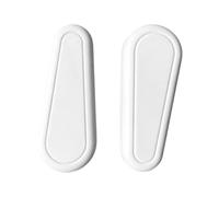 2pcs Poids de Chaîne de Store Enrouleur, Poignées de Contrepoids pour Chaîne de Rideau, Poignées de Stores Accessoires de Store en Plastique Blanc, pour Stores Romains Stores Verticaux Stores Plissés