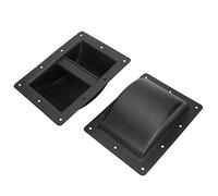2pcs Poignées de Haut-Parleur, Poignées de Barre D'enceinte Encastrées, Poignée de Transport D'armoire Audio de Remplacement en Acier Professionnel pour Audios de Scène