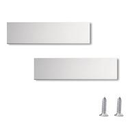 2PCS poignées de placard invisible,poignée encastrée,Poignée de Cuisine invisible,poignée en alliage d'aluminium,poignée de porte invisible,Silver-60