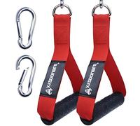 2Pcs Poignées de Résistance Poignée de Tirage Musculation Accessoire Poignee Musculation dans Sports et Loisirs pour Smith Machine Bande de Résistance Multi Station Exercice de Triceps