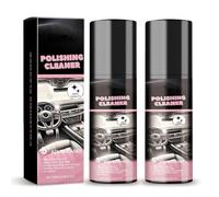 2Pcs Polishing Cleaner Car Interior,100ml Car Interior Cleaner,Car Interior Detailer and Cleaner,Total Car Interior Cleaner Rejuvenation, Decontaminatio