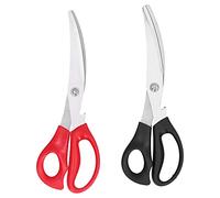 2PCS Portable en tissu de couture ciseaux Cisseurs en acier inoxydable polyvalent pour la maison