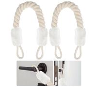 2Pcs Porte Bouchon en Coton Protecteur de Doigt de Corde pour Porte, Cordons Arrêt Porte pour Prévenir les Blessures chez les Bébés et Animaux de Compagnie