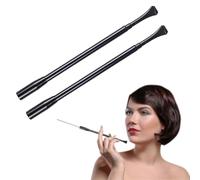 2pcs Porte-cigarette, Porte-cigarettes pour femmes, Long porte-cigarettes extensible, porte-cigarettes vintage, Accessoires de déguisement Cosplay pour la décoration de fête de carnaval