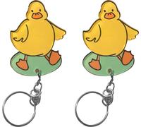 2pcs Porte-clés canard Acryl nie