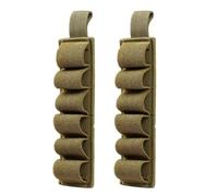 2PCS Porte-Coque, Pochette de Munitions de Transport de Cartouche de Fusil de Chasse Portable pour 6 Cartouches