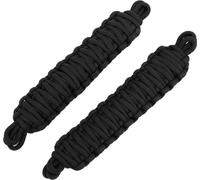 2pcs porte de voiture restriction corde de protection courroie de délimitation pour Jeep Wrangler TJ 1997-2006Black
