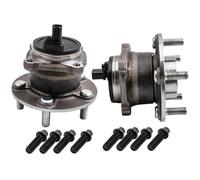 2pcs Pour Ford Focus C-Max Tdci 1.4 1.6 1.8 2.0 Arrière Roulement De Roue+Hub