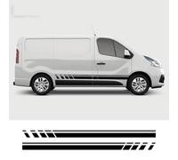 2PCS, pour Renault Trafic Vauxhall Opel Vivaro Nissan NV300 Talento Camper Car Stickers Van Motorhome Vinyle Autocollant Accessoires