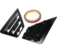 2PCS pour Toyota C-HR CHR 2016 2017 2018 2019 ABS Rear Window Louvers Shutters Cover Trim Accessories Clear Black