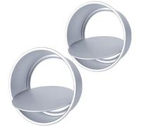 2pcs Poux à gâteau ronds Moule de gâteau antiadhésif 6 ＆ 8 pouces en aluminium Cake Baking Pans Tin à gâteau avec un bas de boulange de cuisson à débit rapide amovible pour le four, moule à gâteau