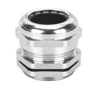 2Pcs Presse-étoupe M33, Presse-étoupe étanche en laiton nickelé, IP68 Presse-étoupe ajustable, connecteurs de cordon avec joints et contre-écrous 15-22mm de diamètre