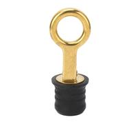 2pcs Prise de Drainage de Type à Vis d'oxydation avec Excellent Scellage pour les Bateaux Marins et les Yachts, le Laiton et la Conception en Caoutchouc pour des Performances Fiables (1-1 / 4 pouces)