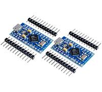 2pcs Pro Micro ATmega32U4 5 V/16MHz Module with Pin Header for arduino Leonardo | 2pcs Pro Micro Atmega 32u4 5v/16mhz Module USB Micro-contrôleur Conseil pour Arduino Leonardo