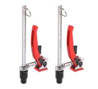 2Pcs Professional Woodworking Hold Down Clamp Ratchets Desktop Quick Acting Hold Down Clamp Adjustable Fixed Clip Desktop Quick Acting Hold Down Clamp