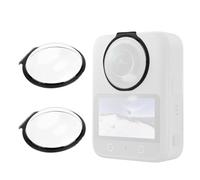 2pcs Protecteurs d'Objectif pour DJI Osmo 360 Caméra, Couvercles de Protection d'Objectif Avant et Arrière Snap-on Compatibles avec DJI Osmo 360 Accessoires