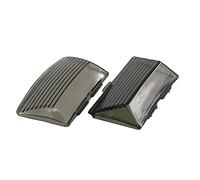 2pcs protections de feux de garde-boue de moto, Abat-jour de garde-boue de pare-chocs avant de moto protections de feux de signalisation pour garde-boue avant et arrière,compatibles avec Electra Glide