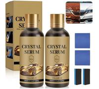 2Pcs PTZ Crystal Serum Advanced Graphene Ceramic Coating for Cars 9h Graphene Coating for Auto Car Detailing Ultimate Quick