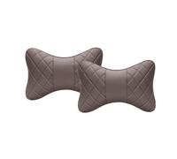 2PCS PU Cuir Voiture Appui Tete, pour Toyota Runner Sequoia RAV4 Highlander Urban Cruiser Hilux Bandoulière Réglable Pillow Amovible Confortable Doux Respirant siège Accessoires,B