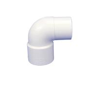 2PCS PVC Insert Elbow, 45-degree and 90-degree Plastic Water Supply Pipe Fittings for Both Inner and Outer Inserts Pour Chauffage(90degrees-25mmX25mm)