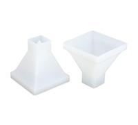 2Pcs Pyramide Moules Résine Coulée Moules DIY Cristal Époxy Moule Grande Pyramide Silicone Fait À La Main Époxy Résine Moule Décoration La Maison