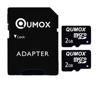 2PCS Qumox carte mémoire micro SD 2Go 2g Micro SD MicroSD Card TF