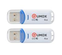 2PCS QUMOX clé USB 4 Go 4g 4gb USB 2.0