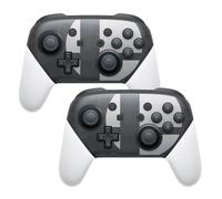 2pcs Qumox Manette De Jeux Contrôleur Bluetooth Pro Sans Fil Gamepad Compatible Pour Nintendo Switch Super Smash Bros.