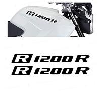 2pcs R1200R Motorrad R 1200 R ADESIVI PEGATINA Stickers R1200 R Autocollant AUFKLEBER VINIL Motorcycle SERBATOIO (Black Matt)