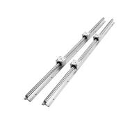 2PCS Rail de Guidage Linéaire SBR16 1000 mm 4PCS Bloc de Roulement SBR16UU