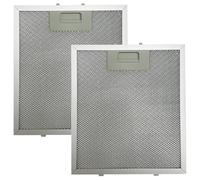 2PCS Range Hood Filter Replacement 5-Layer Aluminum Mesh Hood Vent Filter with Buckle 230 x 260 x 10 mm