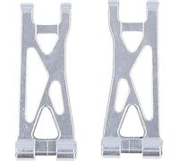 2pcs RC Car Swing Arm bras en alliage de suspension arrière inférieure pour 1/24 pièces de mise à niveau d'argent