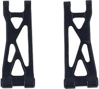 2pcs RC Car Swing Arm bras en alliage de suspension arrière inférieure pour 1/24 pièces de mise à niveau noir