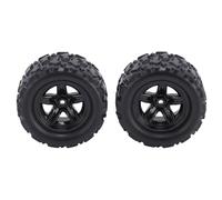 2PCS RC Car Tyres Roues en Caoutchouc Pneus pour la Voiture Télécommandée pour le Véhicule télécommandé, Pneus